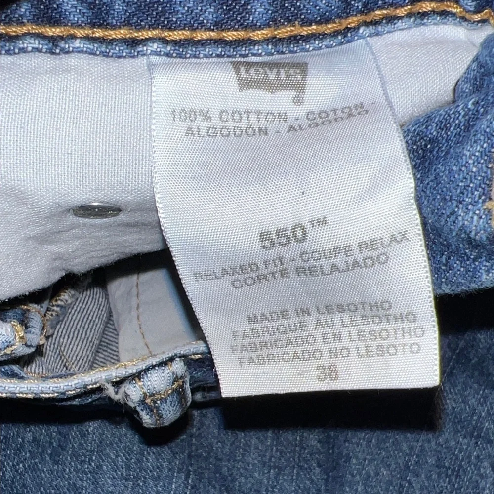 Levi’s 550 Men's Blue Denim Shorts 36